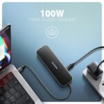 I/O HUB USB-C 6IN1/GLASS 0.2M HMC-6GLN AXAGON