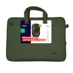 NB CASE BOLOGNA 16" +MOUSE SET/GREEN 24989 TRUST