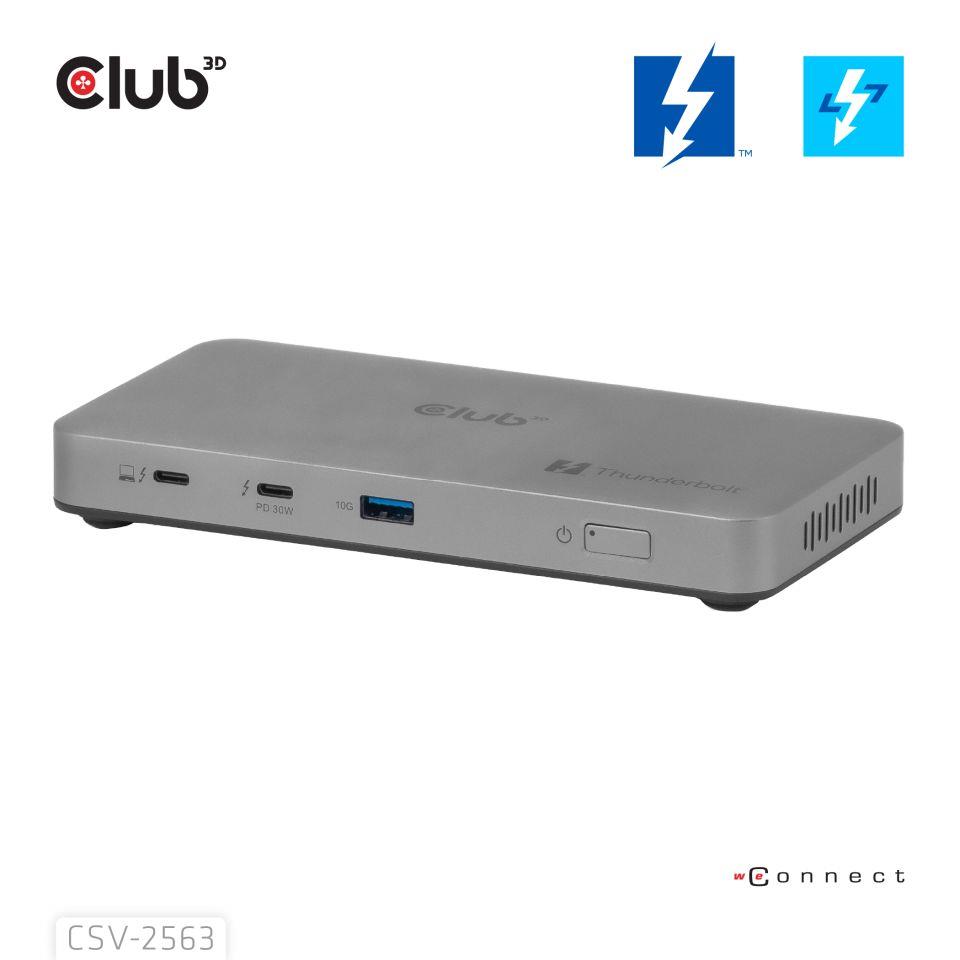 981ac838-7dd5-4936-b650-d08b93c70b8e-1 I/O HUB THUNDERBOLT 5IN1/180W CSV-2563 su 5K60Hz vaizdo palaikymu