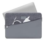 NB SLEEVE EGMONT 13.3"/7903 GREY RIVACASE