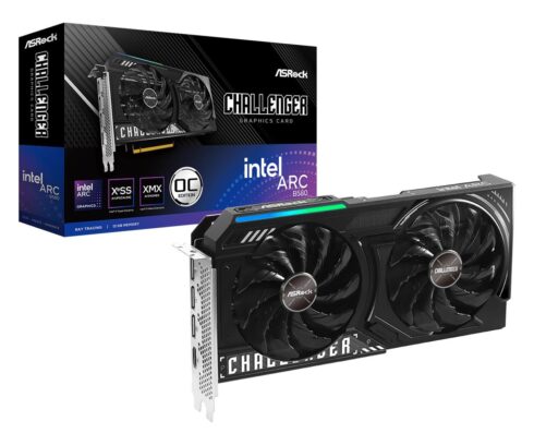 ASROCK Intel Arc A580 12 GB GDDR6 su 192 bitų atmintimi