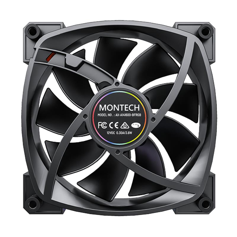 98c17d79-8355-4951-a81c-c50823441bad CASE FAN 140MM/RX140 PWM BLACK MONTECH
