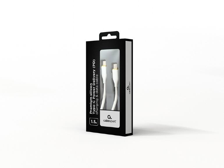 995488b4-a5cb-453f-989f-3df834d58c33 CABLE USB-C 1.5M PREMIUM WHITE/CC-USB2S-CMCM-1.5M-W GEMBIRD