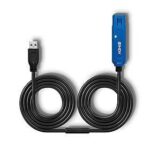 USB 3.0 prailginimo kabelis 15m, matomas iš šono su jungtimis