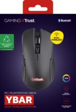 Pelė Trust GXT931 su lazeriniu jutikliu, matoma iš šono