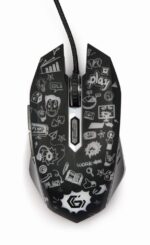 USB optinė pelė GEMBIRD su 6 mygtukais ir 1200-3600 DPI