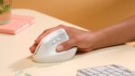 MOUSE USB OPTICAL WRL VERTICAL/WHITE RIGH 910-006475 LOGITECH