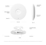 Access Point TP-LINK 11000 Mbps IEEE 802.11a/b/g IEEE 802.11n IEEE 802.11ac IEEE 802.11ax 1x2.5GbE EAP772