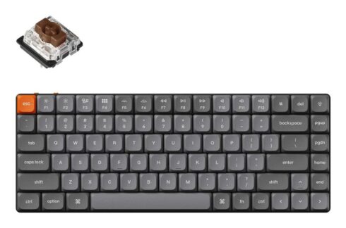 Klaviatūra Keychron K3 Max su RGB apšvietimu ir belaidžiu ryšiu