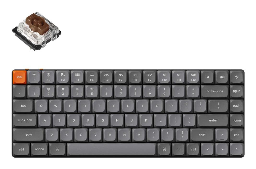 9e3ecb3f-b0bb-456c-8a46-038eb0c3e989 Klaviatūra Keychron K3 Max su RGB apšvietimu ir belaidžiu ryšiu