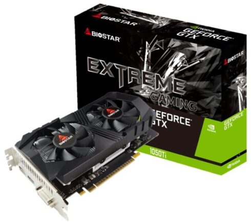 BIOSTAR NVIDIA GeForce GTX 1050 TI 4 GB GDDR5, 128 bit