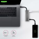 I/O HUB USB-C 5IN1/0.2M HMC-5G2 AXAGON