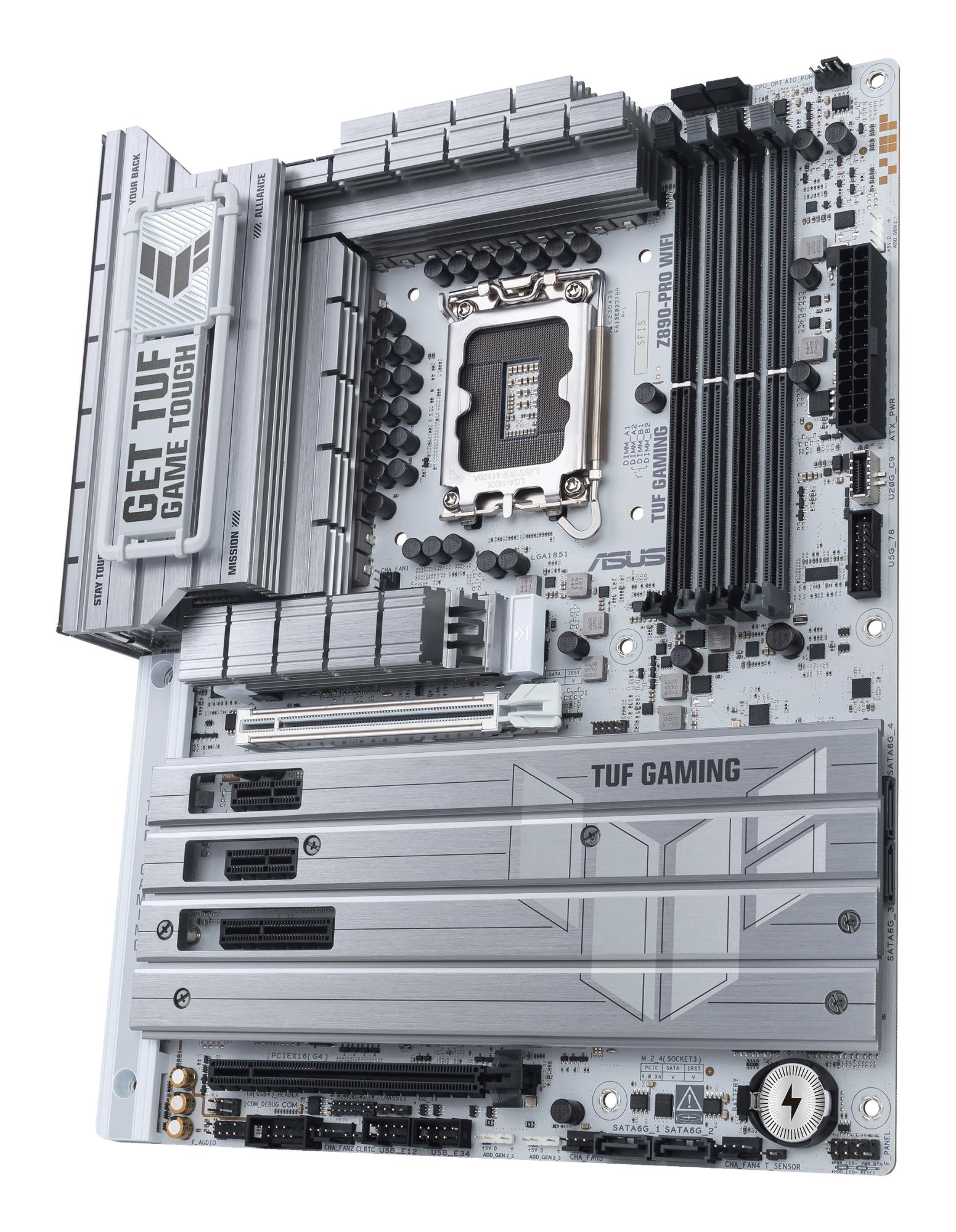9ff42d2c-1ea5-4dc4-b981-9c787059237d Mainboard ASUS Intel Z890 LGA1851 ATX Memory DDR5 Memory slots 4 TUFGAMINGZ890-PROWIFI