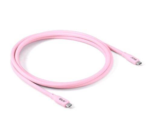 USB-C į USB-C laidas 2m, rožinis, CAC-3002