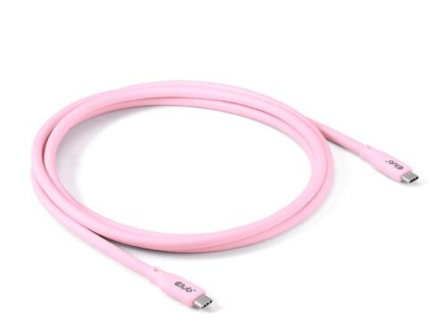 CABLE USB-C TO USB-C 2M/M/M PINK CAC-3002 CLUB3D
