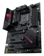 Mainboard ASUS AMD B550 SAM4 ATX Memory DDR4 Memory slots 4 3xPCI-Express 3.0 1x 1xPCI-Express 3.0 4x 1xPCI-Express 4.0 16x 2xM.2 1xHDMI 1xDisplayPort 2xAudio-In 3xAudio-Out 2xUSB 2.0 5xUSB 3.2 1xUSB type C 1xOptical S/PDIF 1xRJ45 2xRF-Out STRIXB550-FGAMWIFIII