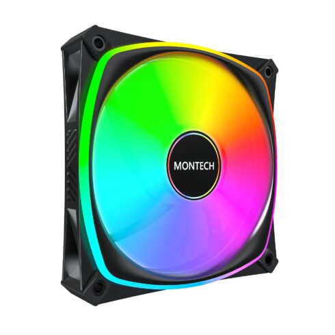 Korpuso aušintuvas Montech AX120 PRO juodas, 120 mm dydžio
