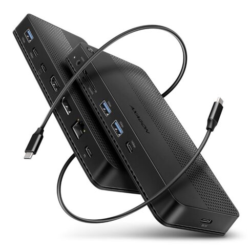 AXAGON HMC-U4 dokas su USB4 ir DUAL 4K DISPLAY palaikymu