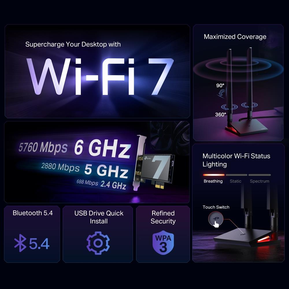 a1df987a-439e-483d-966e-5d9f5e607c59 WRL ADAPTER 9300MBPS WI-FI 7/ARCHER TBE550E TP-LINK