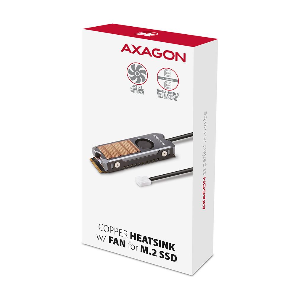 a21c472d-8431-4e9f-8c6a-786997456503 SSD ACC COOLER M.2 COPPER FAN/CLR-M2FAN AXAGON