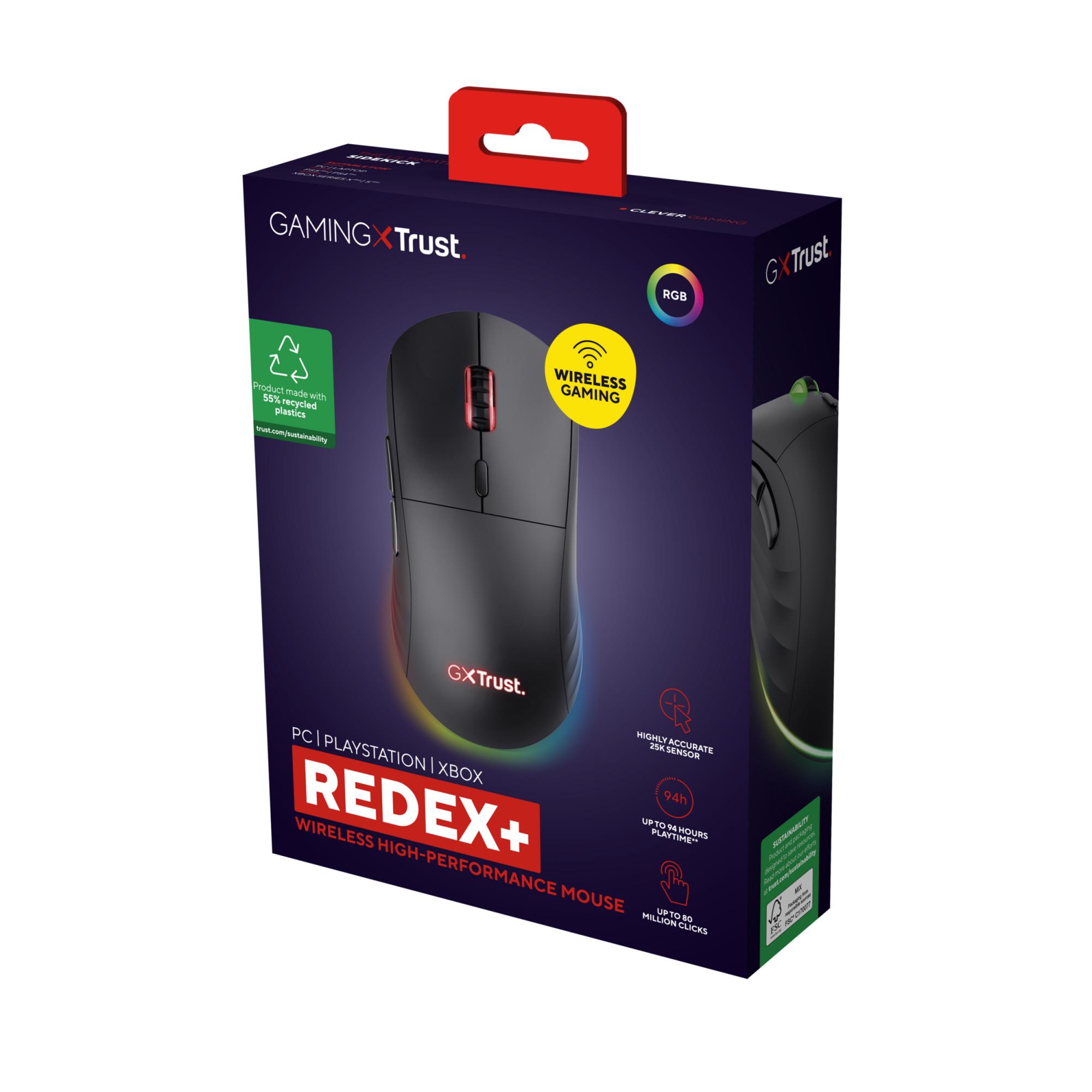 a22391b0-84c1-451e-9b5a-1c434b2acdf9 MOUSE USB OPTICAL WRL GXT927/REDEX+ HIGH PERF 25127 TRUST