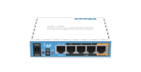 Mikrotik RB951UI-2ND prieigos taškas su 5x10/100M ir 1xUSB 2.0
