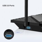 Wireless Router TP-LINK Wireless Router 5400 Mbps Wi-Fi 6 IEEE 802.11a IEEE 802.11 b/g IEEE 802.11n IEEE 802.11ac IEEE 802.11ax USB 3.0 3x10/100/1000M 1x2.5GbE LAN WAN ports 1 Number of antennas 6 ARCHERAX72PRO