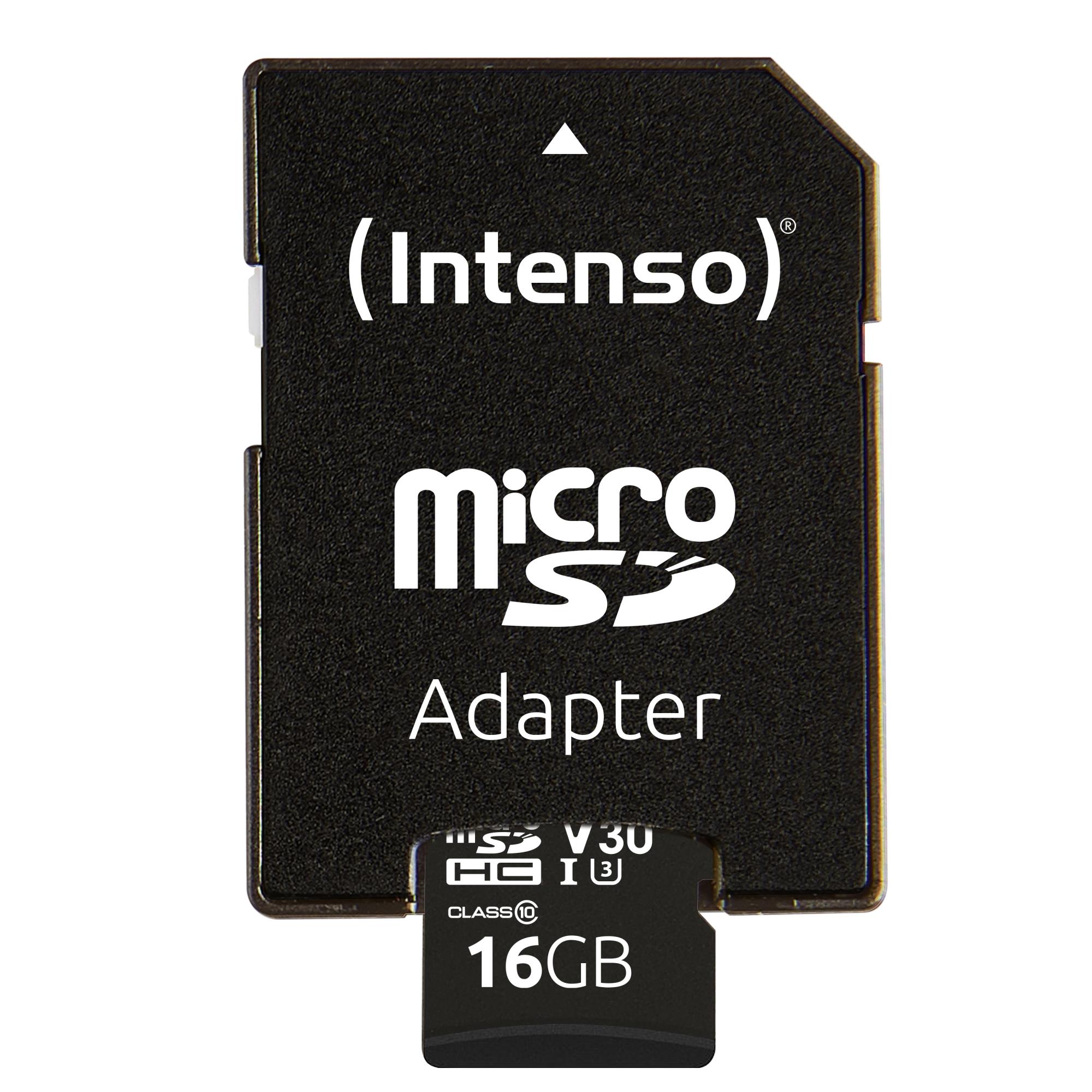 a4b823bf-34f7-4ad1-a48c-2aa85c4c62ab MEMORY MICRO SDHC 16GB C10/W/ADAPTER 3433470 INTENSO
