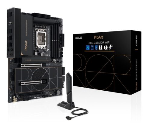 Motininė plokštė ASUS Z890 su LGA1851 ir DDR5 atmintimi