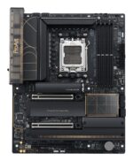 Mainboard ASUS AMD X870E SAM5 ATX Memory DDR5 Memory slots 4 3xPCI-Express 4.0 16x 2xPCI-Express 5.0 16x 4xM.2 1xHDMI 1xDisplayPort 1xUSB 2.0 7xUSB 3.2 3xUSB-C 1xRJ45 3xAudio port PROARTX870E-CREATORWIFI