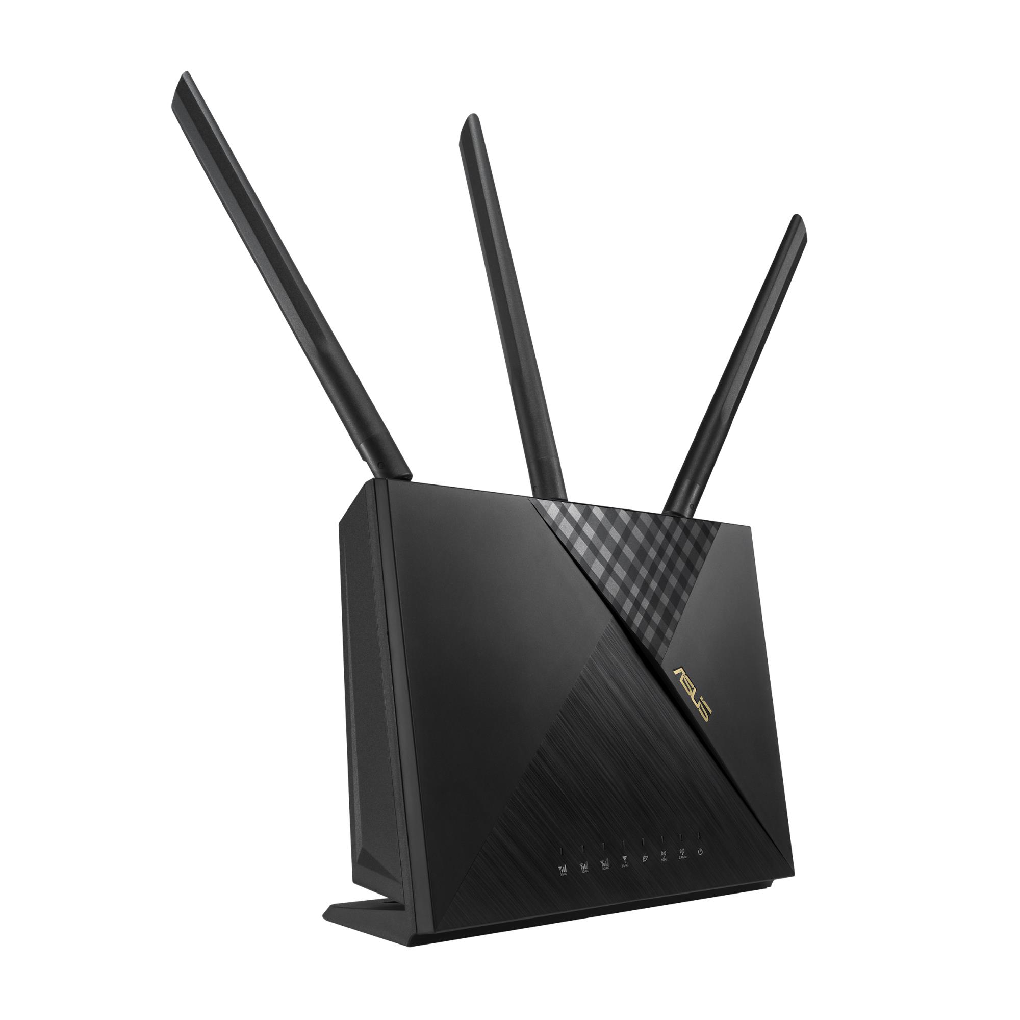 a5399f40-c1c7-47ee-9c47-f7a75a9d13c9 Wireless Router ASUS Wireless Router 1800 Mbps Wi-Fi 5 Wi-Fi 6 1 WAN 4x10/100/1000M Number of antennas 4 4G-AX56