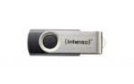 USB atmintinė su pasukamu dangteliu, matoma iš šono