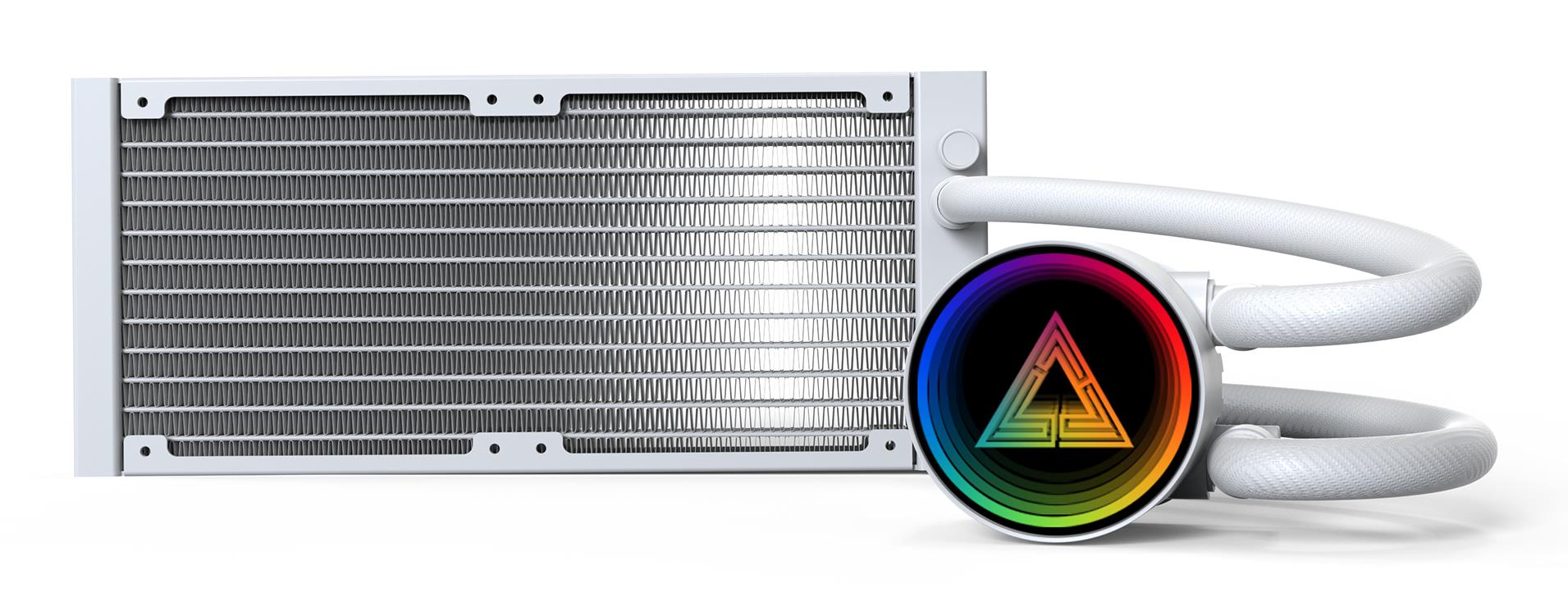 a5ab8324-042d-4f97-ba85-e3c7d84f0162 Artimasis vaizdas su RGB apšvietimu ir aušintuvo detalių išdėstymu