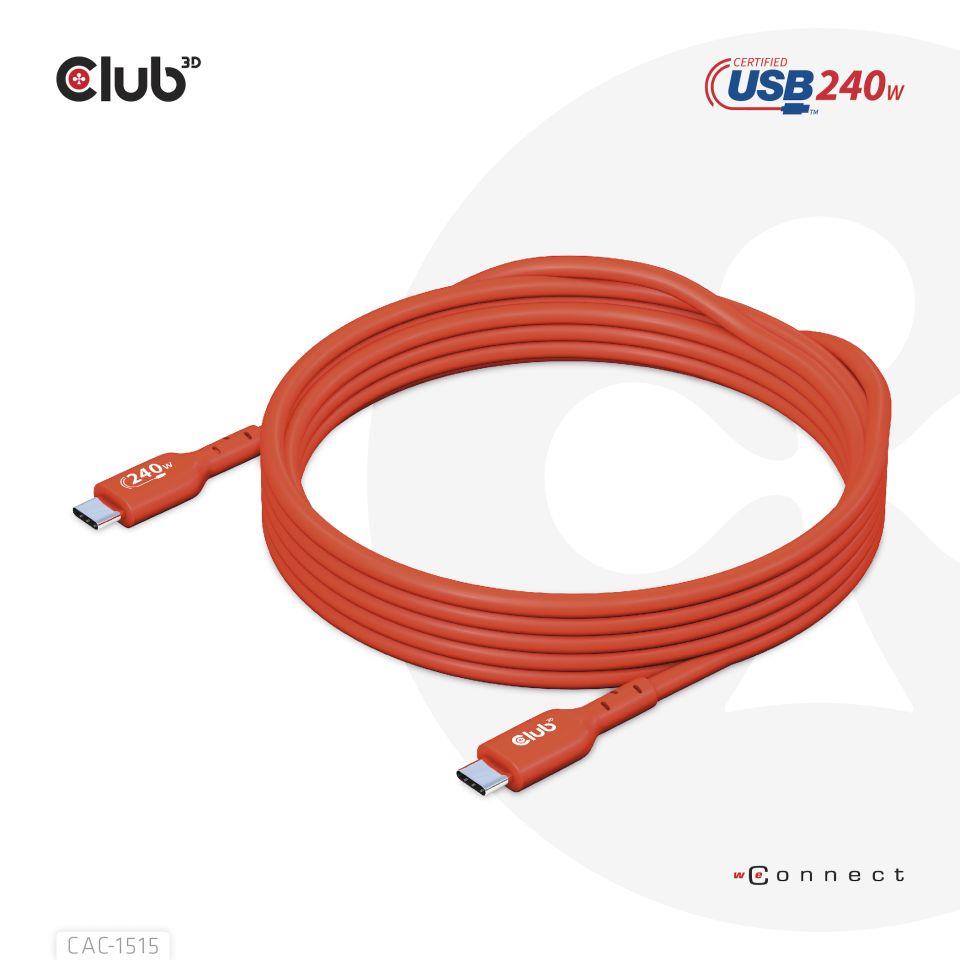 a6015f7f-c404-46ef-8cc8-56b24c731cad-1 CABLE USB-C TO USB-C 4M/M/M CAC-1515 CLUB3D