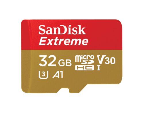 SanDisk Extreme microSDHC 32GB UHS-I, greitis 160MB/s