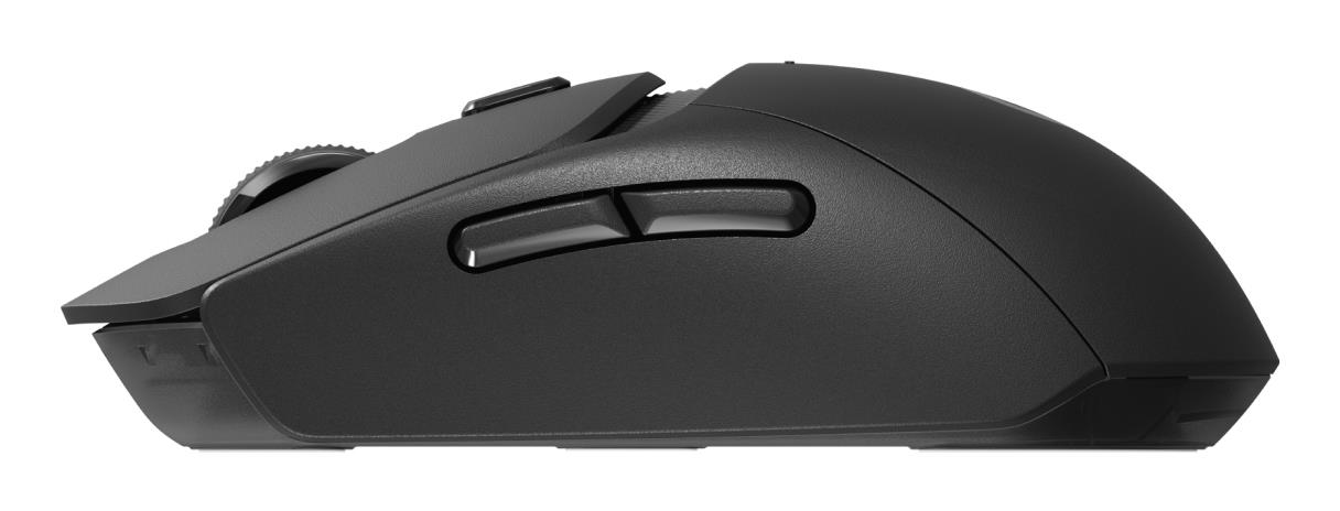 a75ab6b1-8f8f-480c-8faa-f63cd78e2070 Pelė Logitech G309, juoda, matomas mygtukų išdėstymas ir korpusas