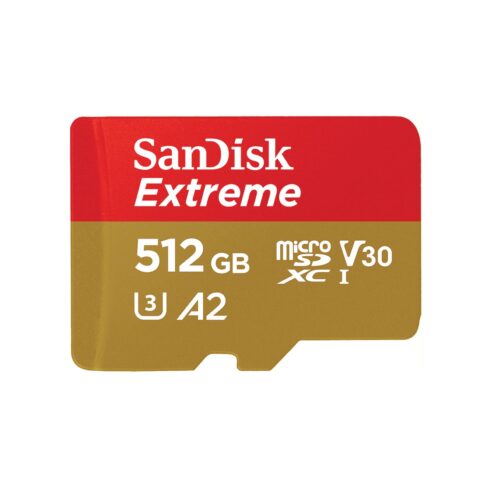 SanDisk Extreme microSDXC 512GB UHS-I su 190MB/s skaitymo greičiu