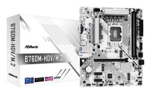 ASROCK B760M-HDV su Intel B760, DDR5 atminties lizdais 2