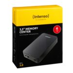 Išorinis HDD INTENSO 6031514 su matomu USB 3.0 jungtimi ir 5400 RPM greičiu