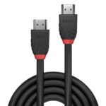 HDMI laidas 3m ilgio, juodos spalvos, rodomas iš šono