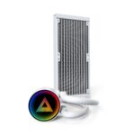 Artimasis vaizdas su šviesos efektu ir pumpu LightFlow 240 ARGB (W) aušintuvui