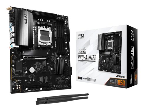 ASROCK B850PRO-AWIFI motininė plokštė su DDR5 atmintimi ir PCIe 5.0
