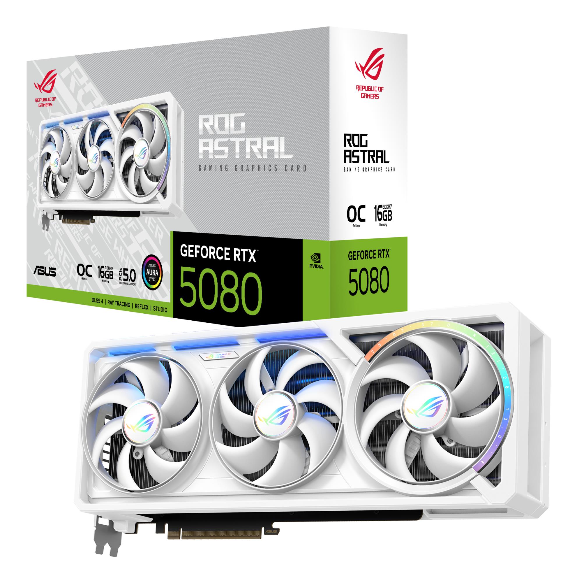 acb7b34b-4d98-4b81-bd8b-407395ebbff0 Vaizdo plokštė ASUS NVIDIA GeForce RTX 5080, šoninis vaizdas su ventiliatoriais