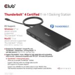 NB ACC DOCKING STATION 11IN1/THUNDERBOLT CSV-1581 CLUB3D
