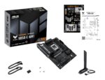 Mainboard ASUS AMD B850 SAM5 ATX Memory DDR5 Memory slots 4 1xPCI-Express 4.0 1x 1xPCI-Express 4.0 16x 1xPCI-Express 5.0 16x 3xM.2 1xHDMI 1xDisplayPort 3xUSB 2.0 4xUSB 3.2 1xUSB-C 1xRJ45 3xAudio port TUFGAMINGB850-EWIFI