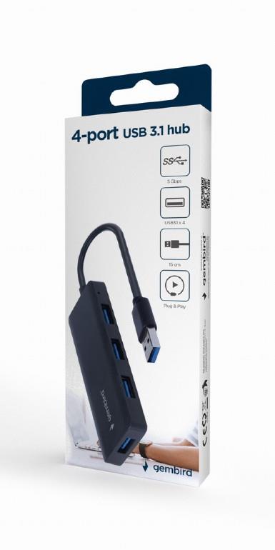 ae6152e8-bf88-40e8-ad83-75dfef6026af I/O HUB USB3.1 4PORT/UHB-U3P4-03 GEMBIRD