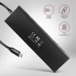 I/O HUB USB-C 7PORT FLAT/0.3M HUE-F7C AXAGON