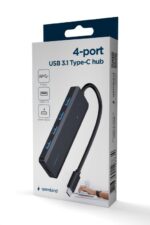 I/O HUB USB-C 4PORT/UHB-CM-U3P4P-01 GEMBIRD