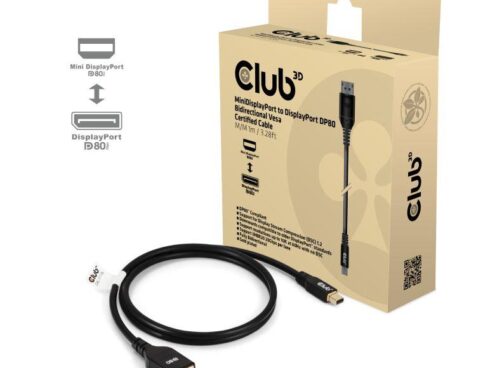 CABLE MINI DP TO DP 1M/M/M CAC-1116 CLUB3D