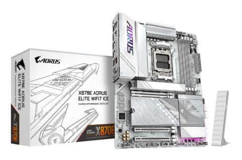 GIGABYTE X870 SAM5 ATX motininė plokštė su DDR5 ir 4xM.2 slotais